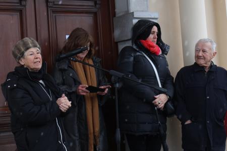 Odkritje doprsnega kipa dr Alfreda Šerka 20 Foto Ljubo Vukelič